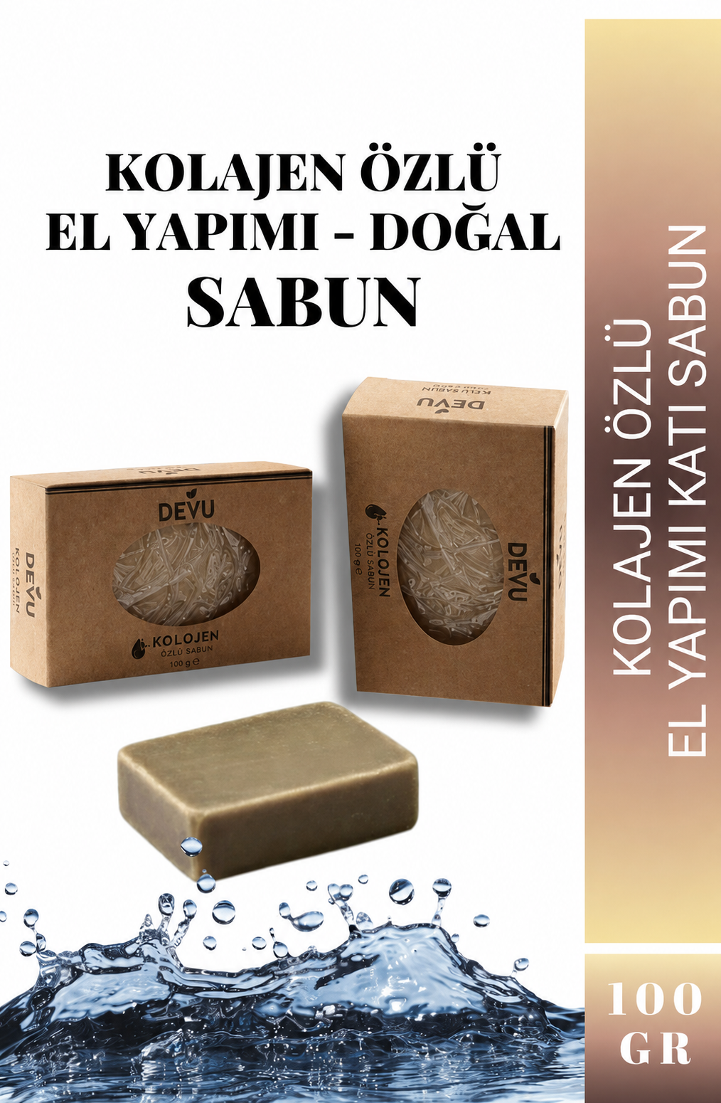 El Yapımı Doğal Sabun Kolajen Doğal Sabun