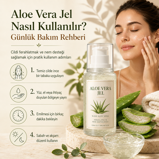 Aloe Vera Jel Nasıl Kullanılır? Günlük Bakım Rehberi