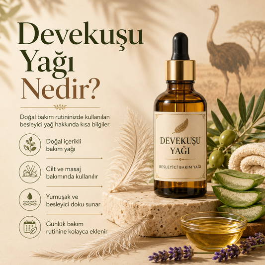 Devekuşu Yağı Nedir? Kozmetik Ürünlerde Kullanım Alanları