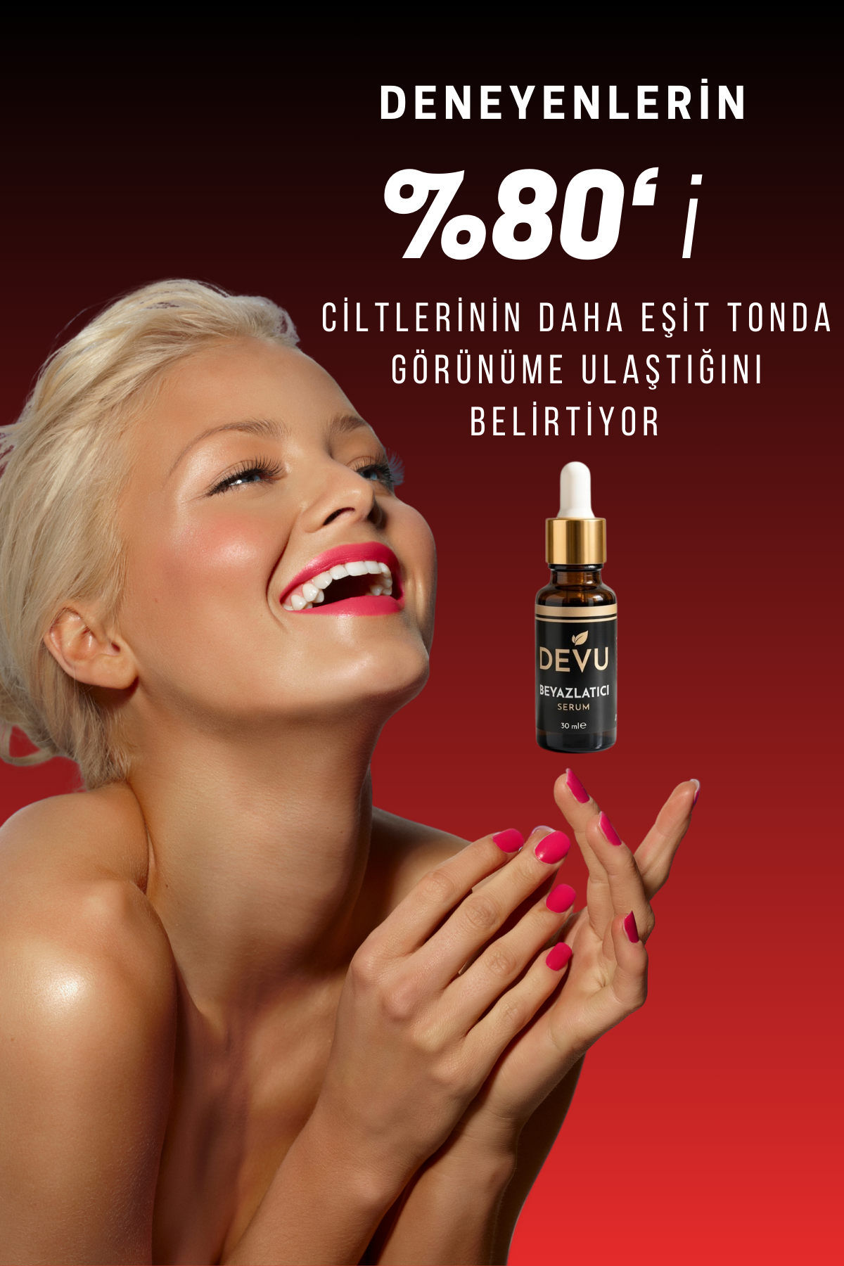 Doğal   DeveKuşu Kolejenli Cilt Beyazlatıcı Serum