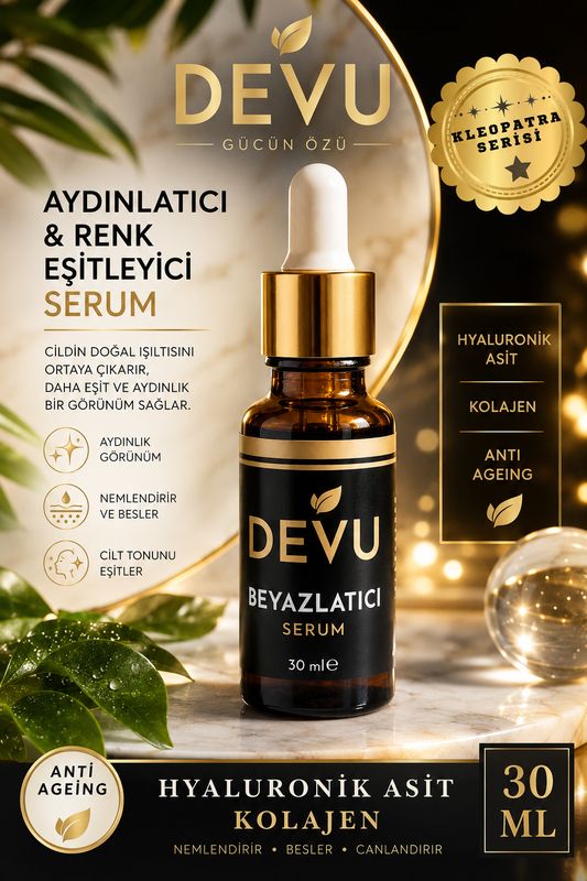 Doğal   DeveKuşu Kolejenli Cilt Beyazlatıcı Serum