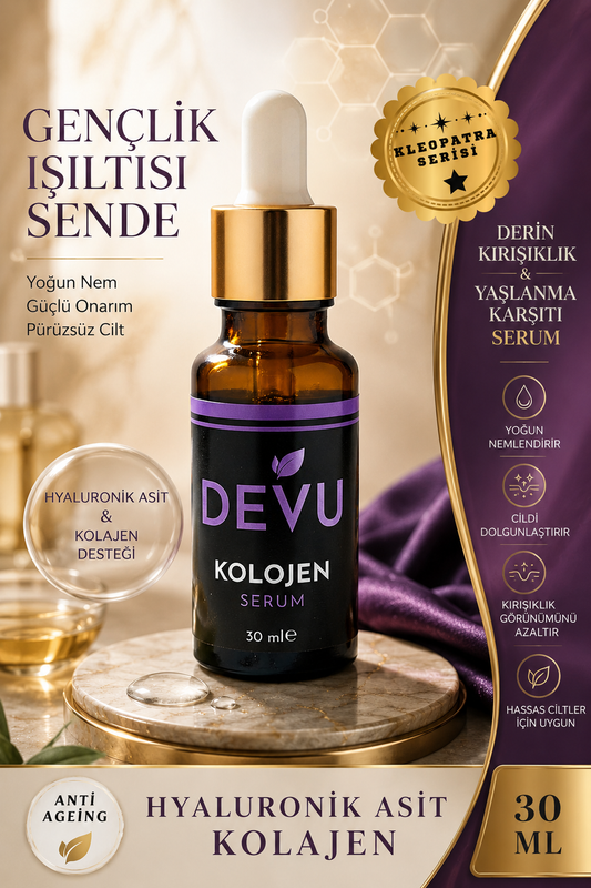 Yaşlanma ve Kırışıklık Karşıtı DeveKuşu Kolajeni Cilt Serumu