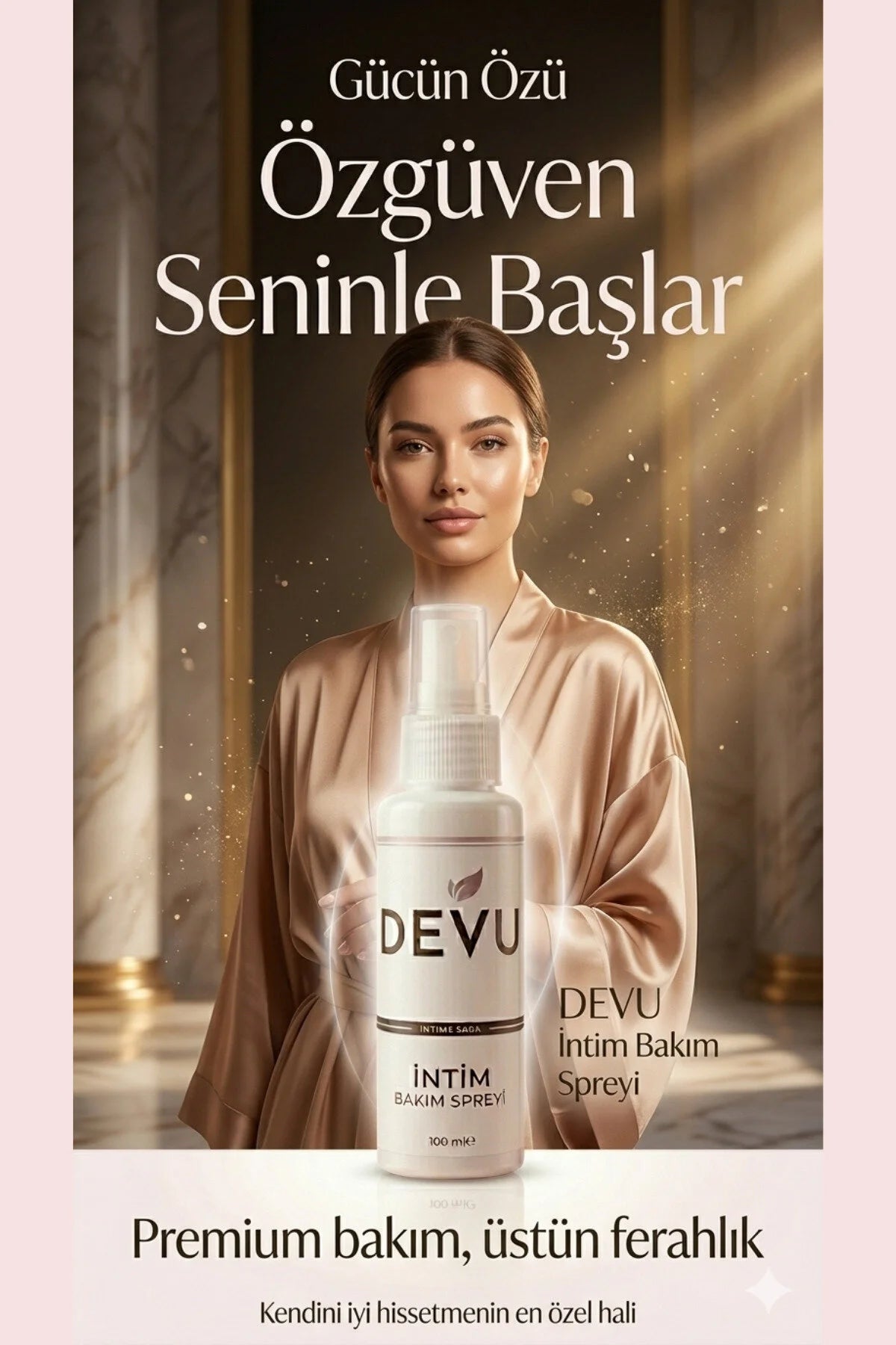 Devu Doğal Vücut Intim Bakım Spreyi