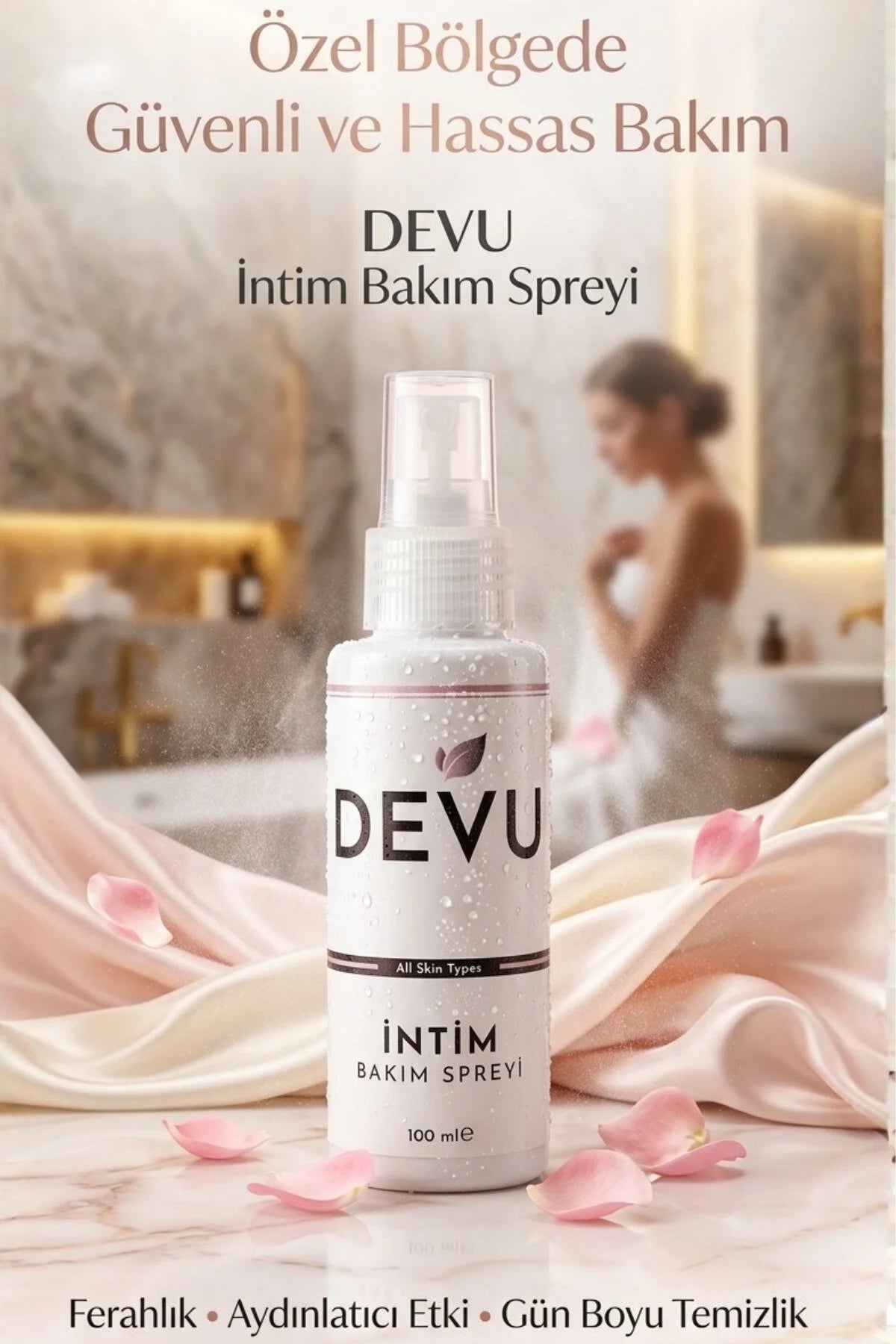 Devu Doğal Vücut Intim Bakım Spreyi