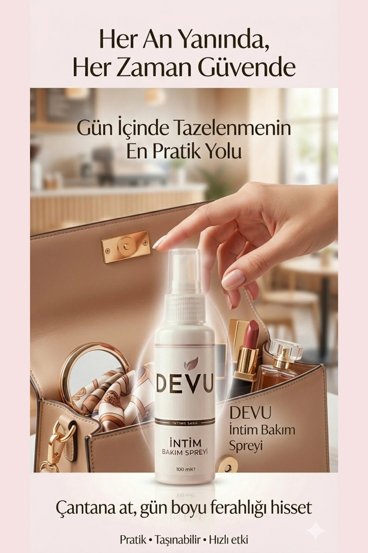 Devu Doğal Vücut Intim Bakım Spreyi