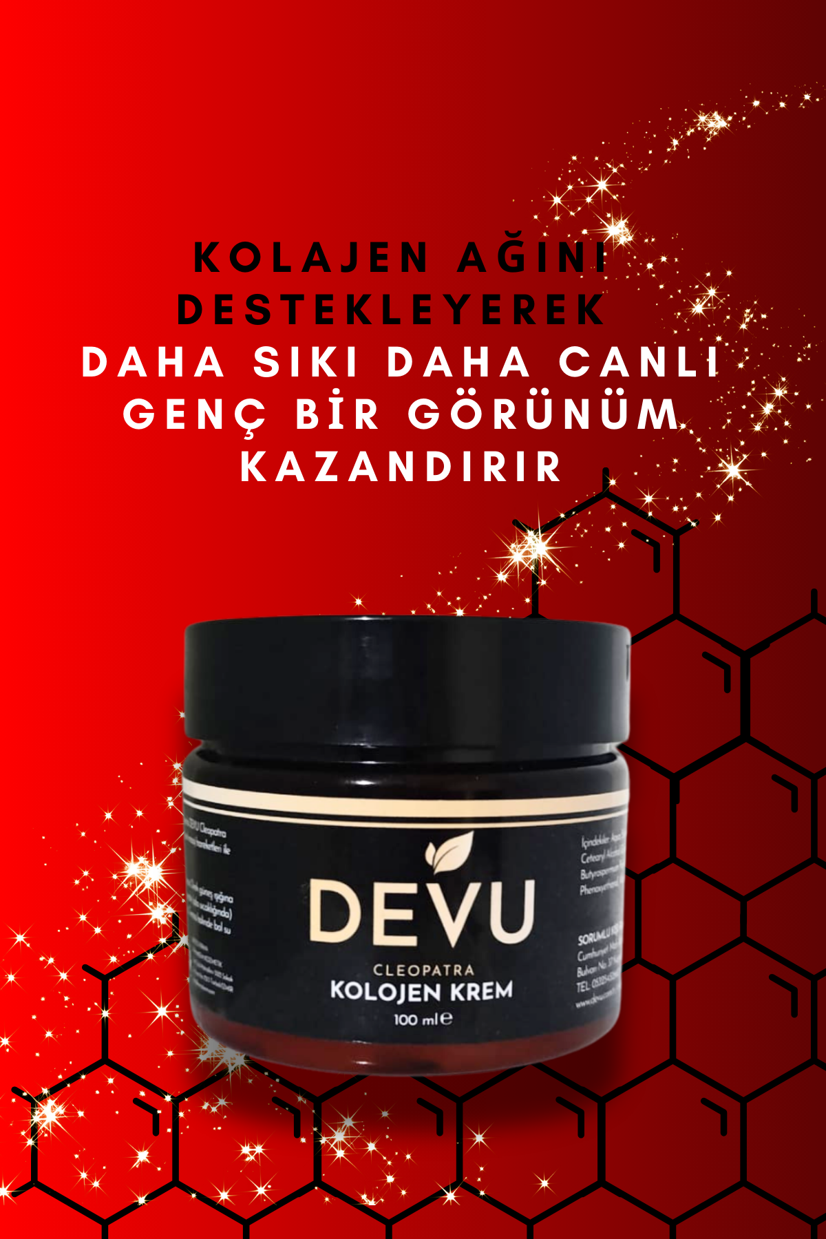Yaşlanma Karşıtı DeveKuşu Kolajen Kremi