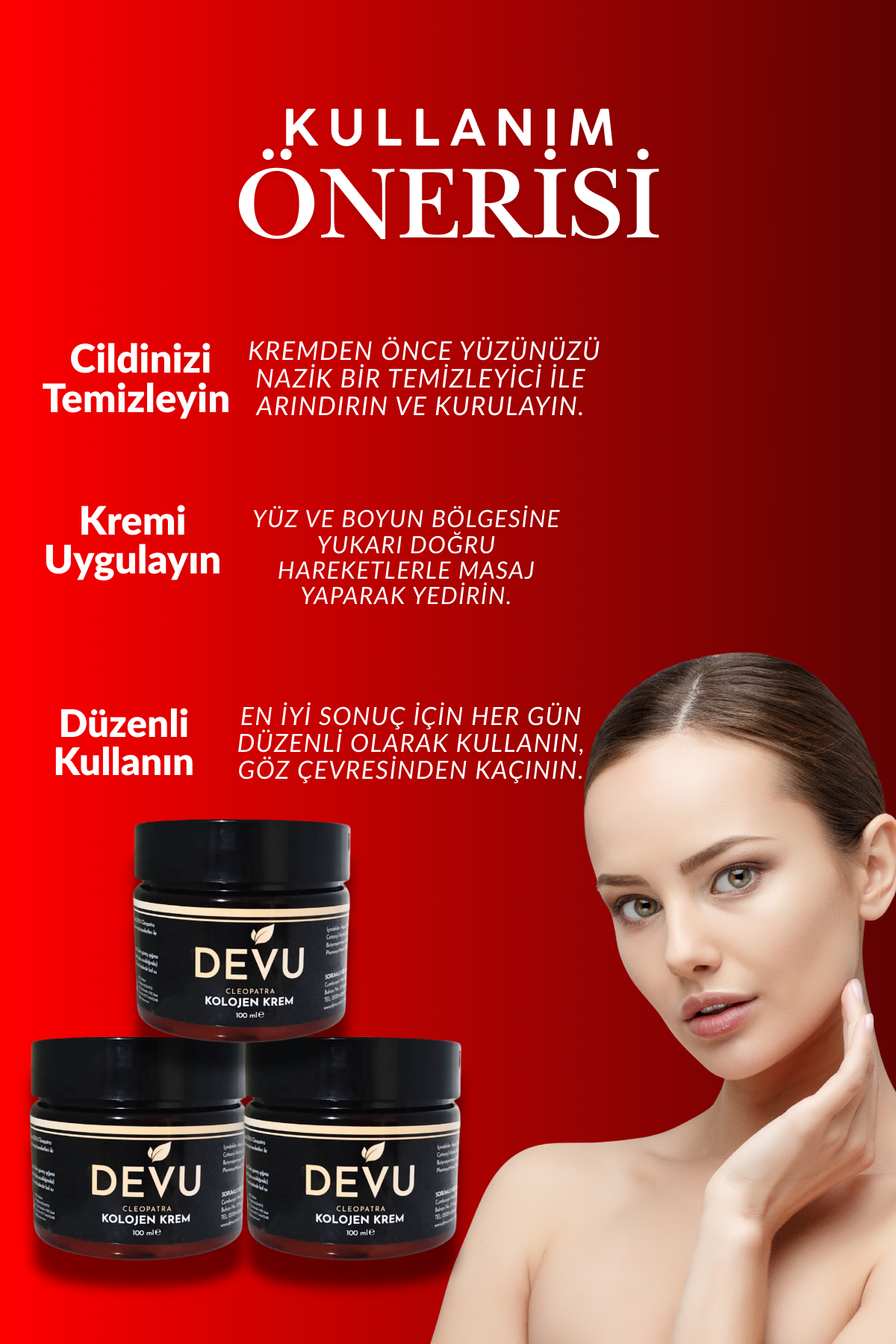 Yaşlanma Karşıtı DeveKuşu Kolajen Kremi