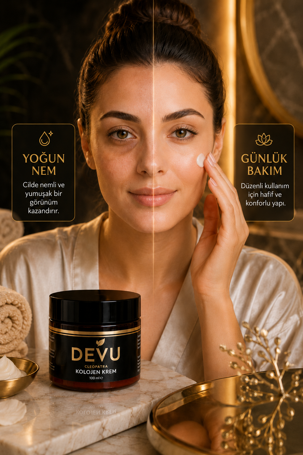 Yaşlanma Karşıtı DeveKuşu Kolajen Kremi