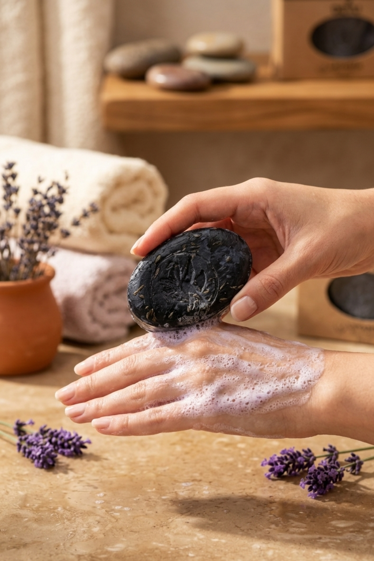 Lavanta Özlü Doğal El Yapımı Sabun