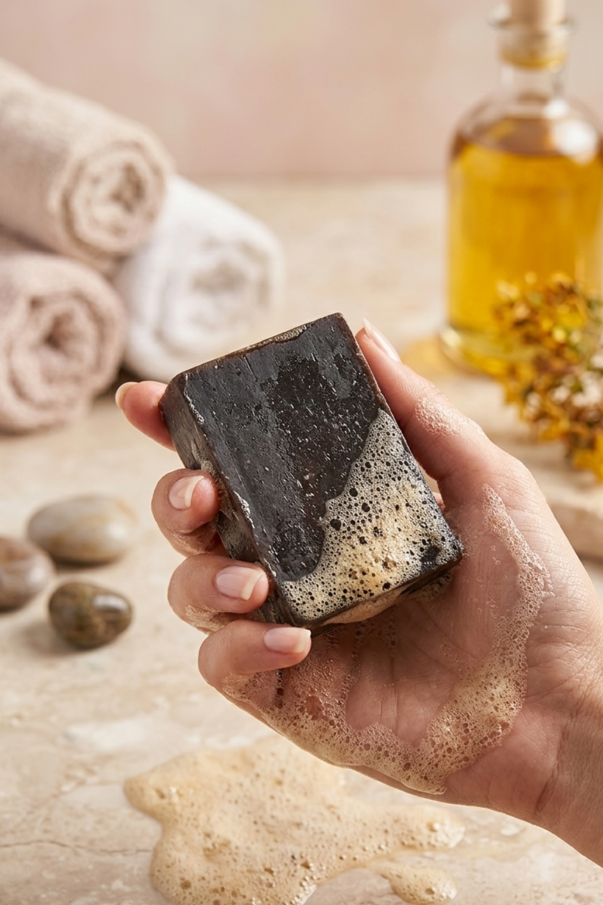 Kantaron Özlü Doğal El Yapımı Sabun