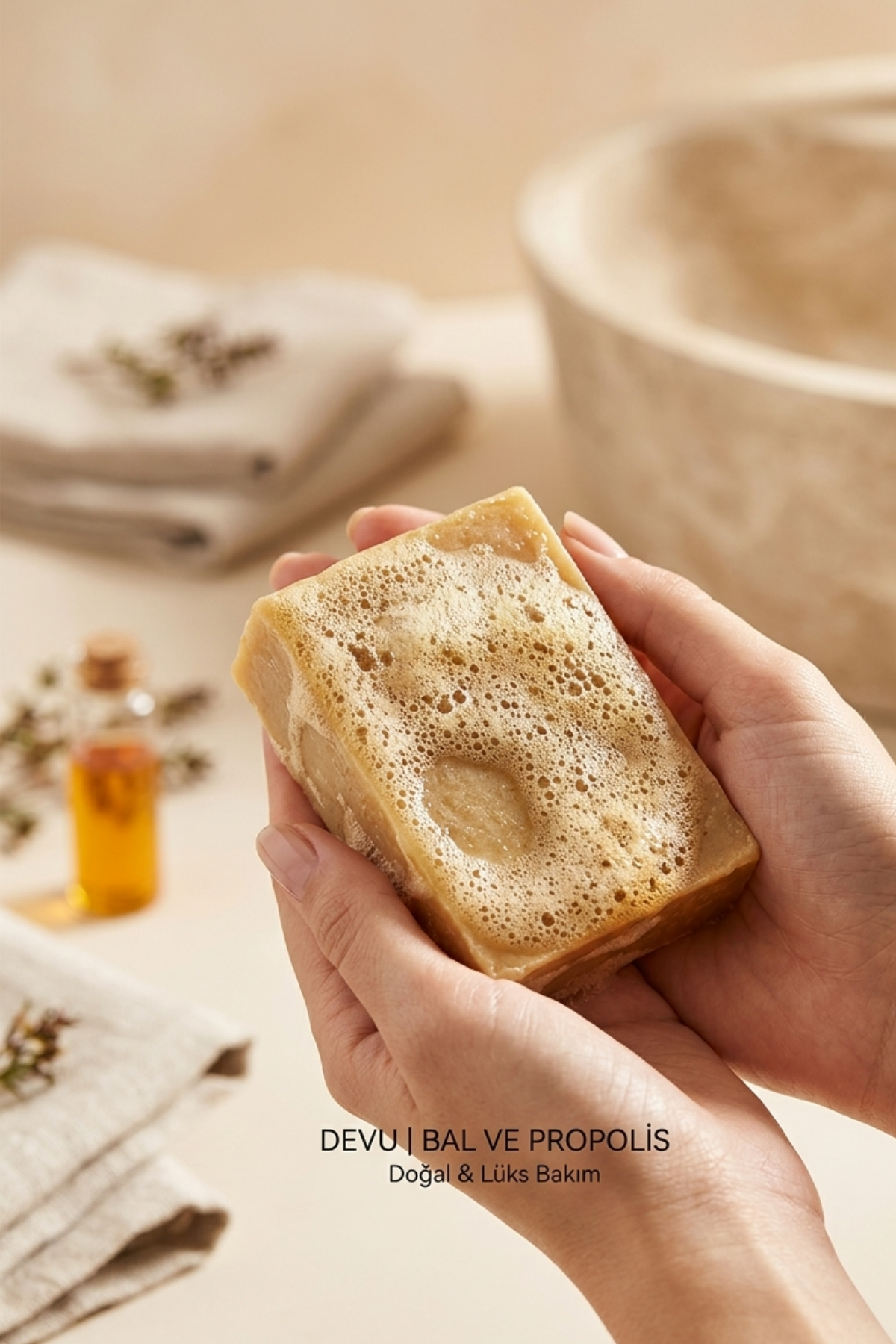Bal & Propolis Doğal El Yapımı Sabun