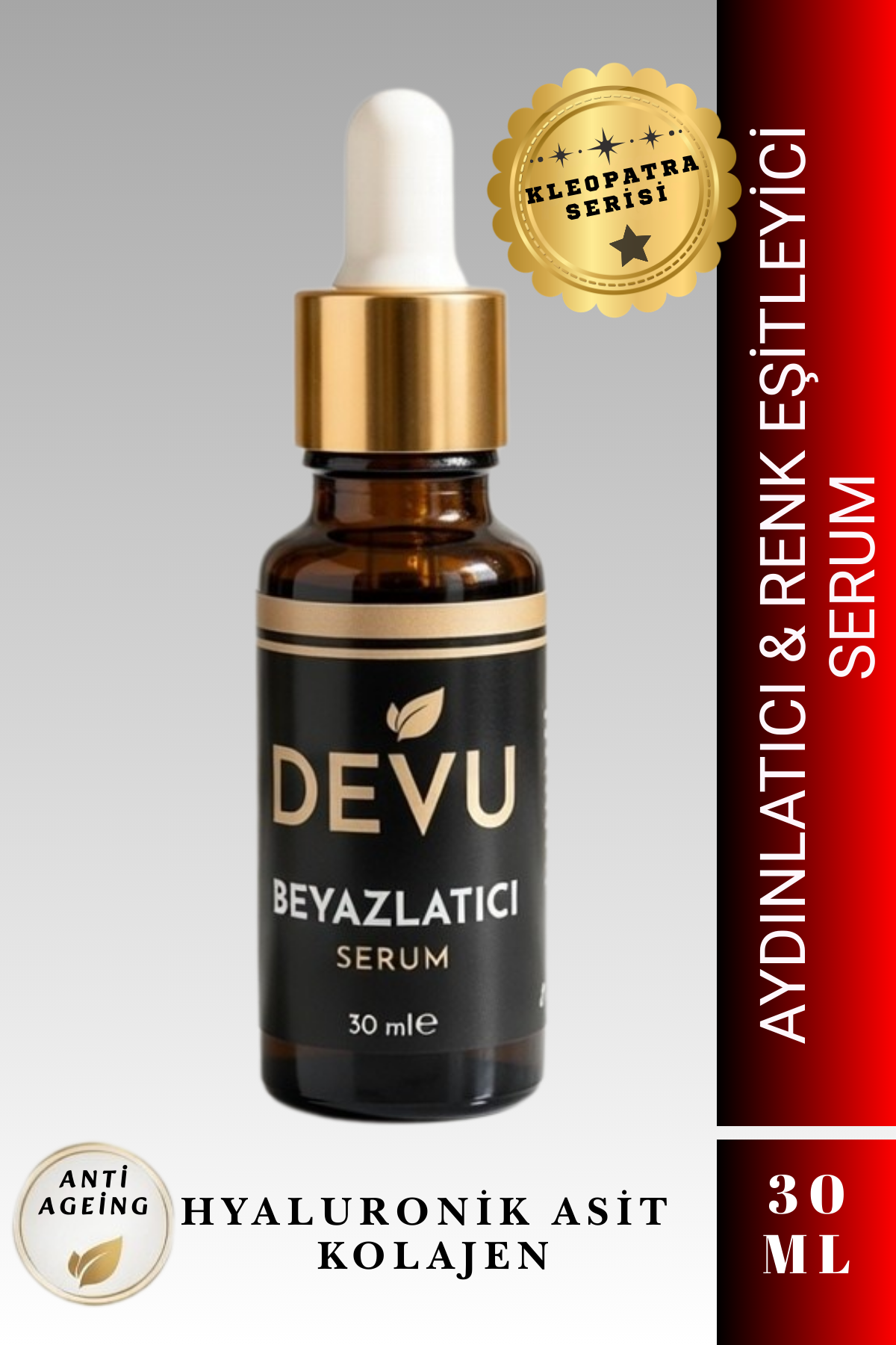 Doğal   DeveKuşu Kolejenli Cilt Beyazlatıcı Serum