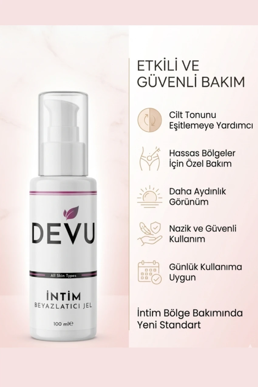 İntim Kolajenli Doğal Cilt Beyazlatıcı Jel