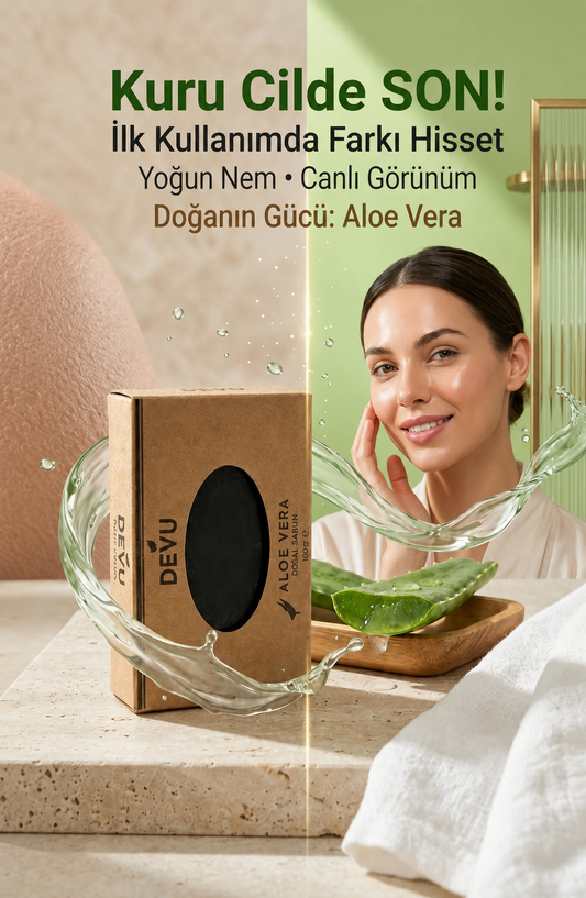 El Yapımı Doğal Sabun Aloevera Özlü Doğal Sabun