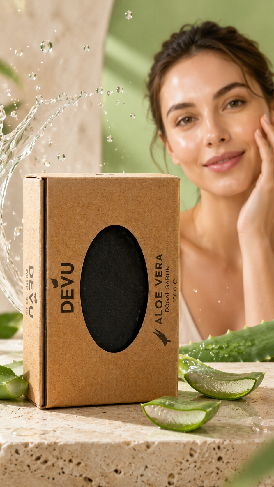 El Yapımı Doğal Sabun Aloevera Özlü Doğal Sabun