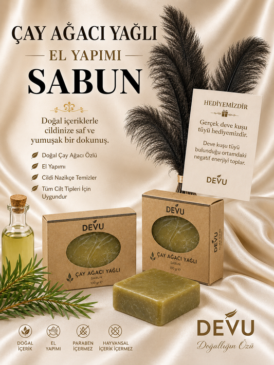 Çay Ağacı Yağlı El Yapımı Doğal Sabun