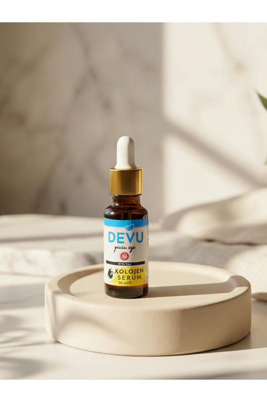 Doğal Deve Kuşu Kolejenli Cilt Beyazlatıcı Serum
