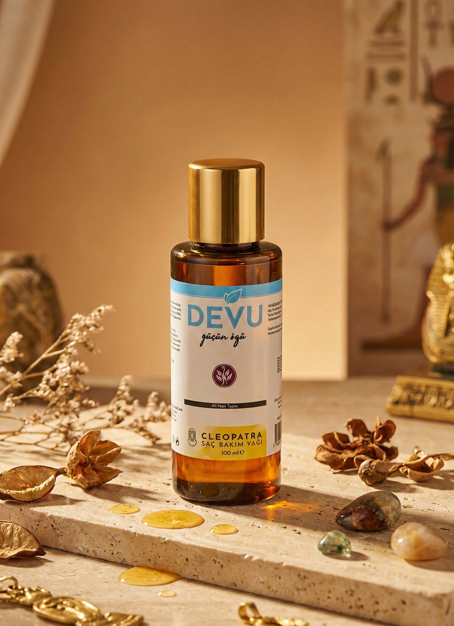 Cleopatra Saç Bakım Yağı Omega Yağlı Yoğun Onarıcı Besleyici, Gürleştirici Yağ