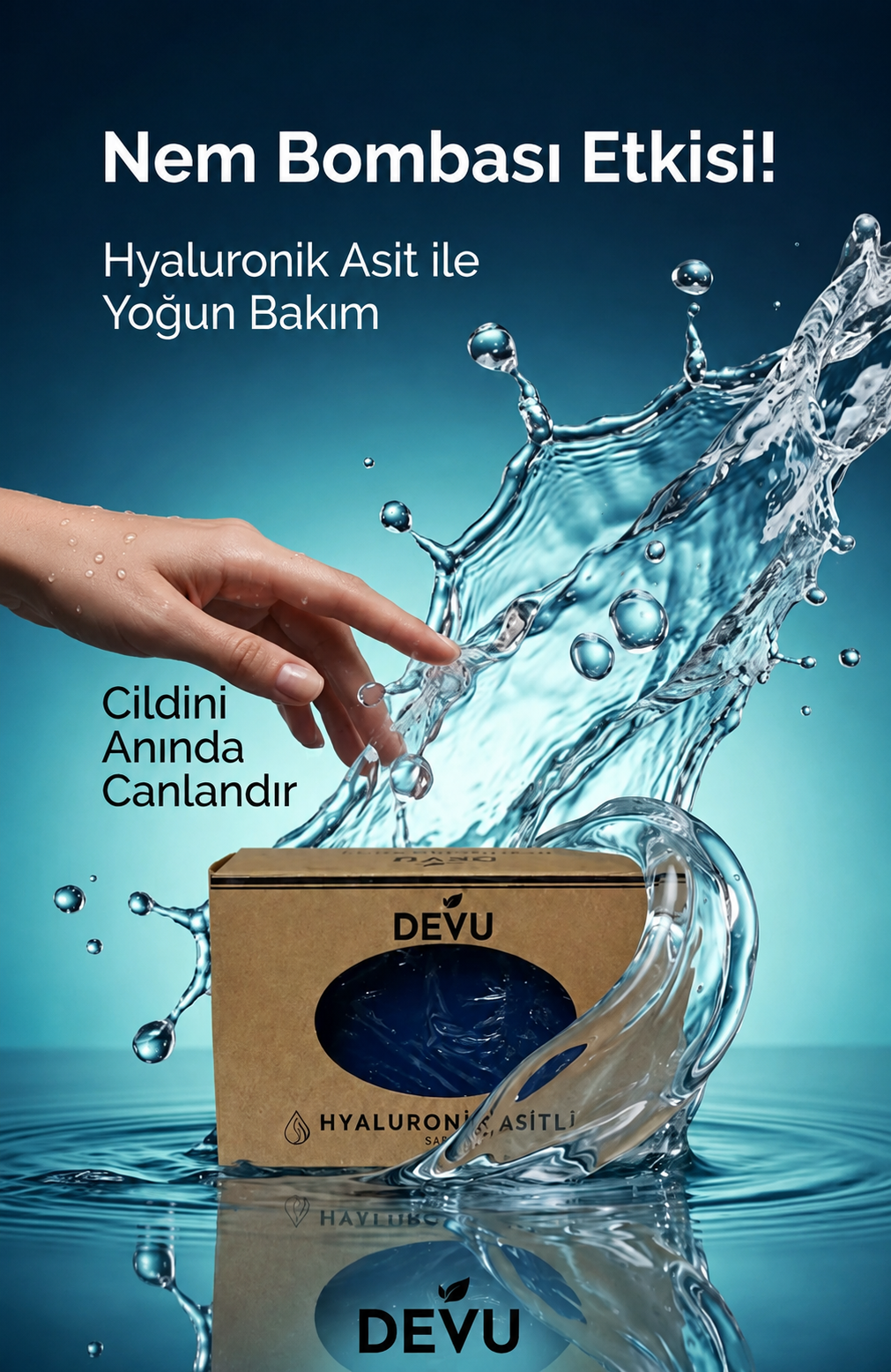 El Yapımı Doğal Sabun Hyaluronik Asitli Doğal Sabun