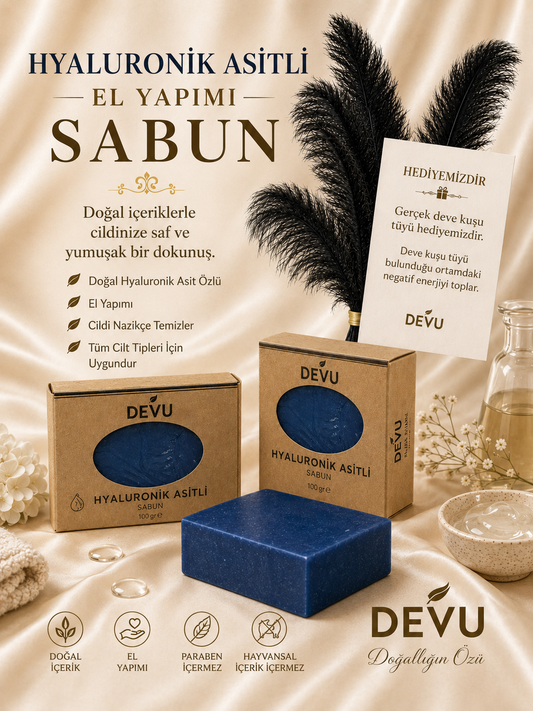 El Yapımı Doğal Sabun Hyaluronik Asitli Doğal Sabun