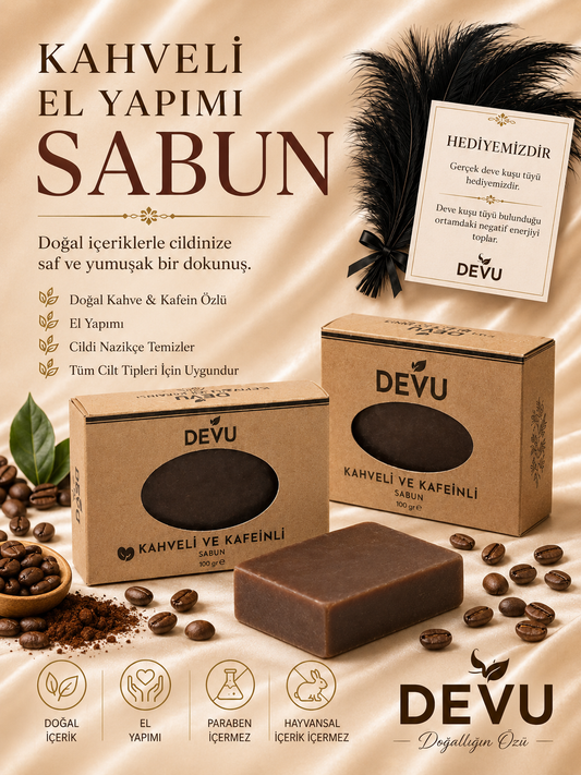 Kahve & Kafeinli Doğal El Yapımı Sabun