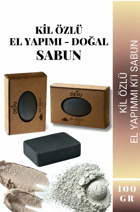 El Yapımı Doğal Sabun Kil Özlü Doğal Sabun