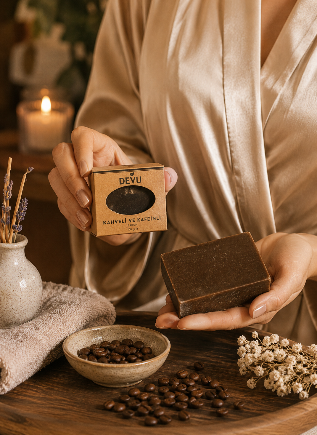 Kahve & Kafeinli Doğal El Yapımı Sabun